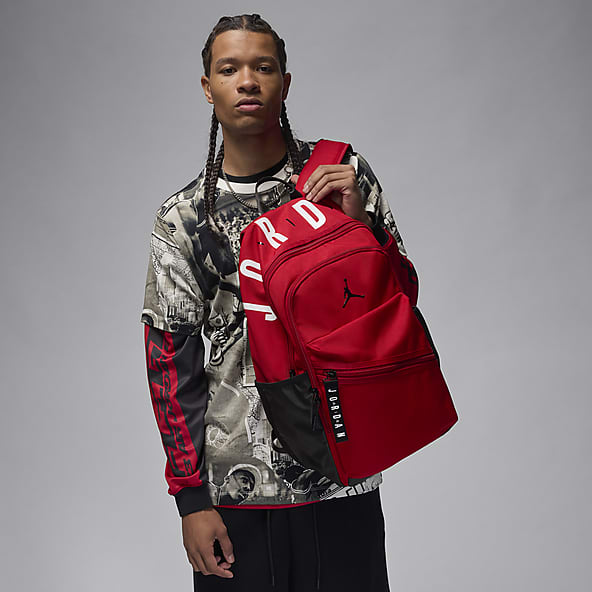 Red backpack men hot sale